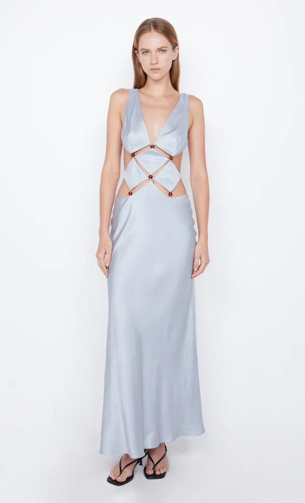 Elysian Collective Bec and Bridge Agathe Diamond Dress Dove Blue