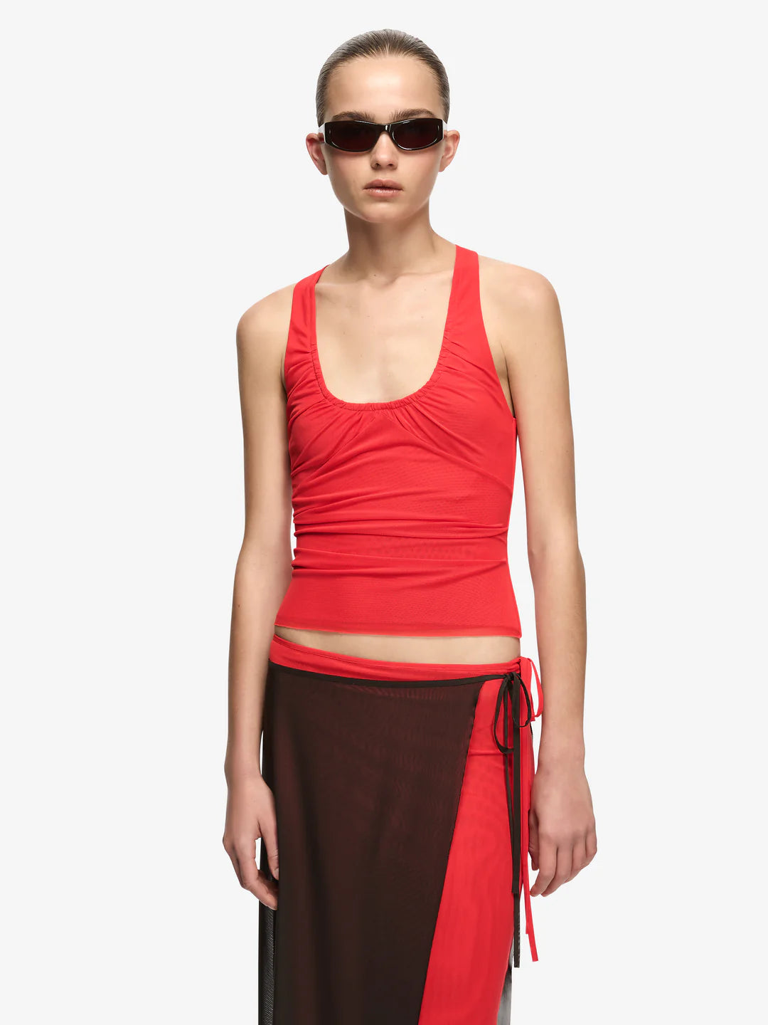 Elysian Collective Bec and Bridge Alyna Racer Top Flame