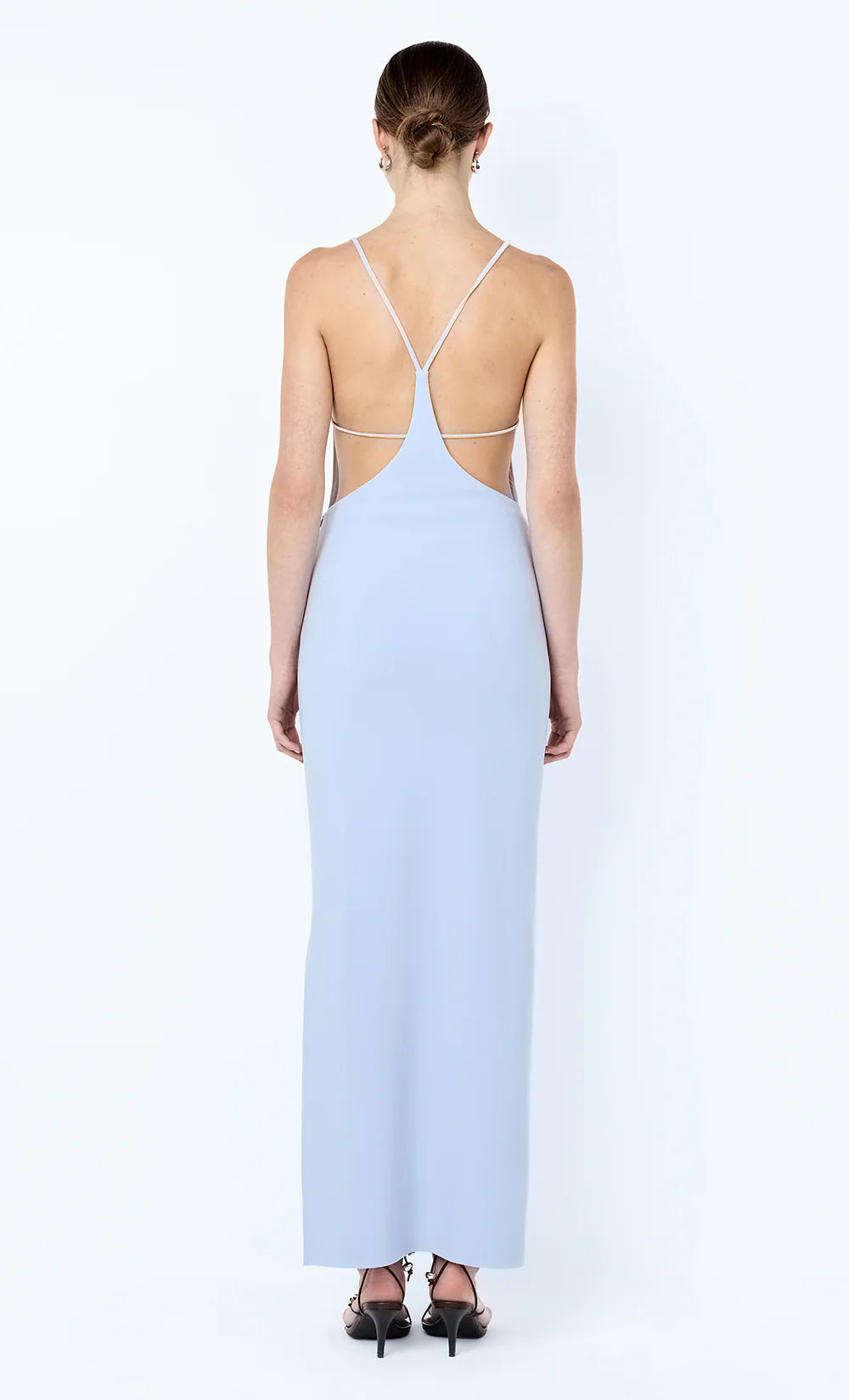 Elysian Collective Bec and Bridge Arlene Strappy Midi Dress Cornflower Blue