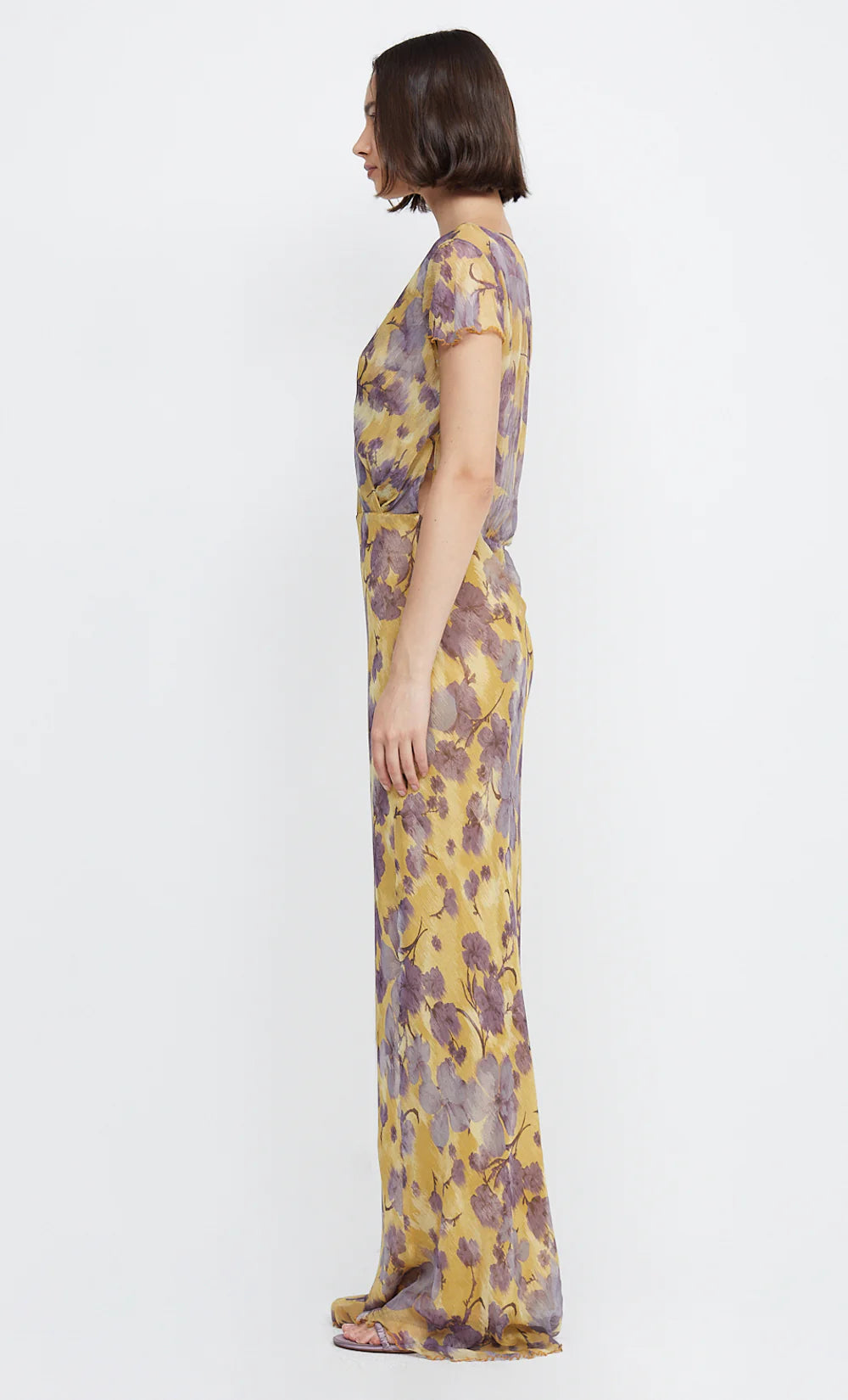 Elysian Collective Bec and Bridge Bernadette Wrap Maxi Dress Golden Violet