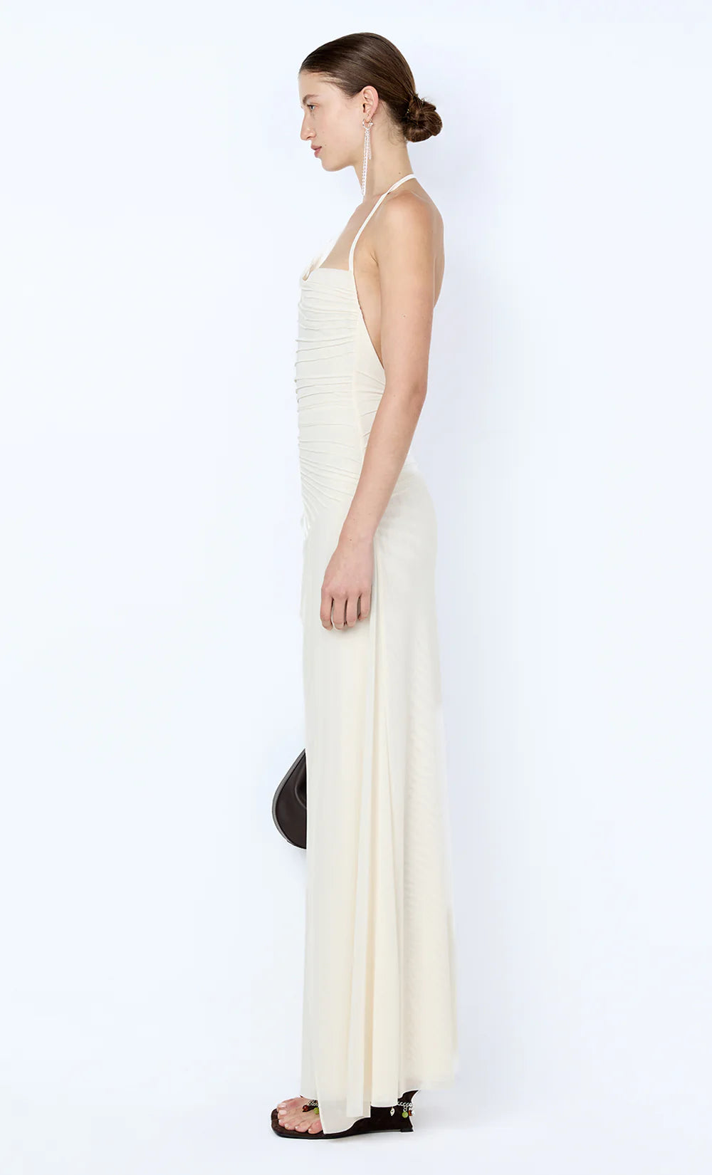 Elysian Collective Bec + Bridge Brenna Pintuck Maxi Snow