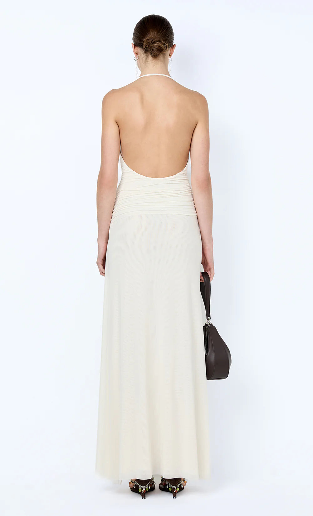 Elysian Collective Bec + Bridge Brenna Pintuck Maxi Snow