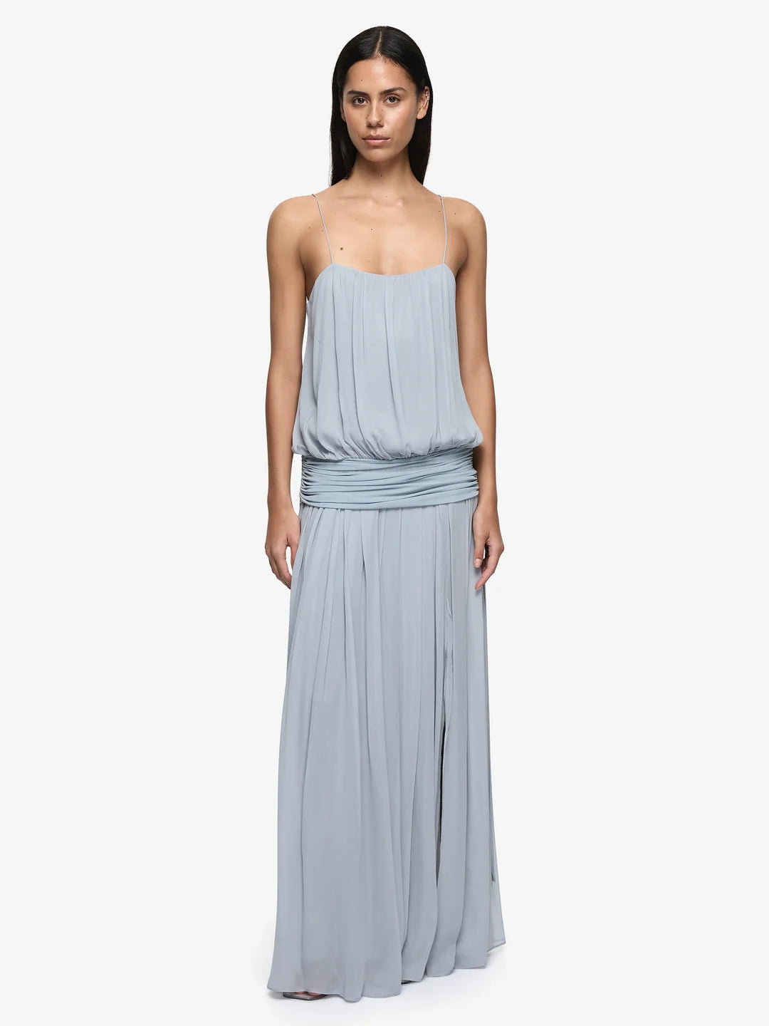 Elysian Collective Bec And Bridge Camille Blouson Dress Cloud Blue
