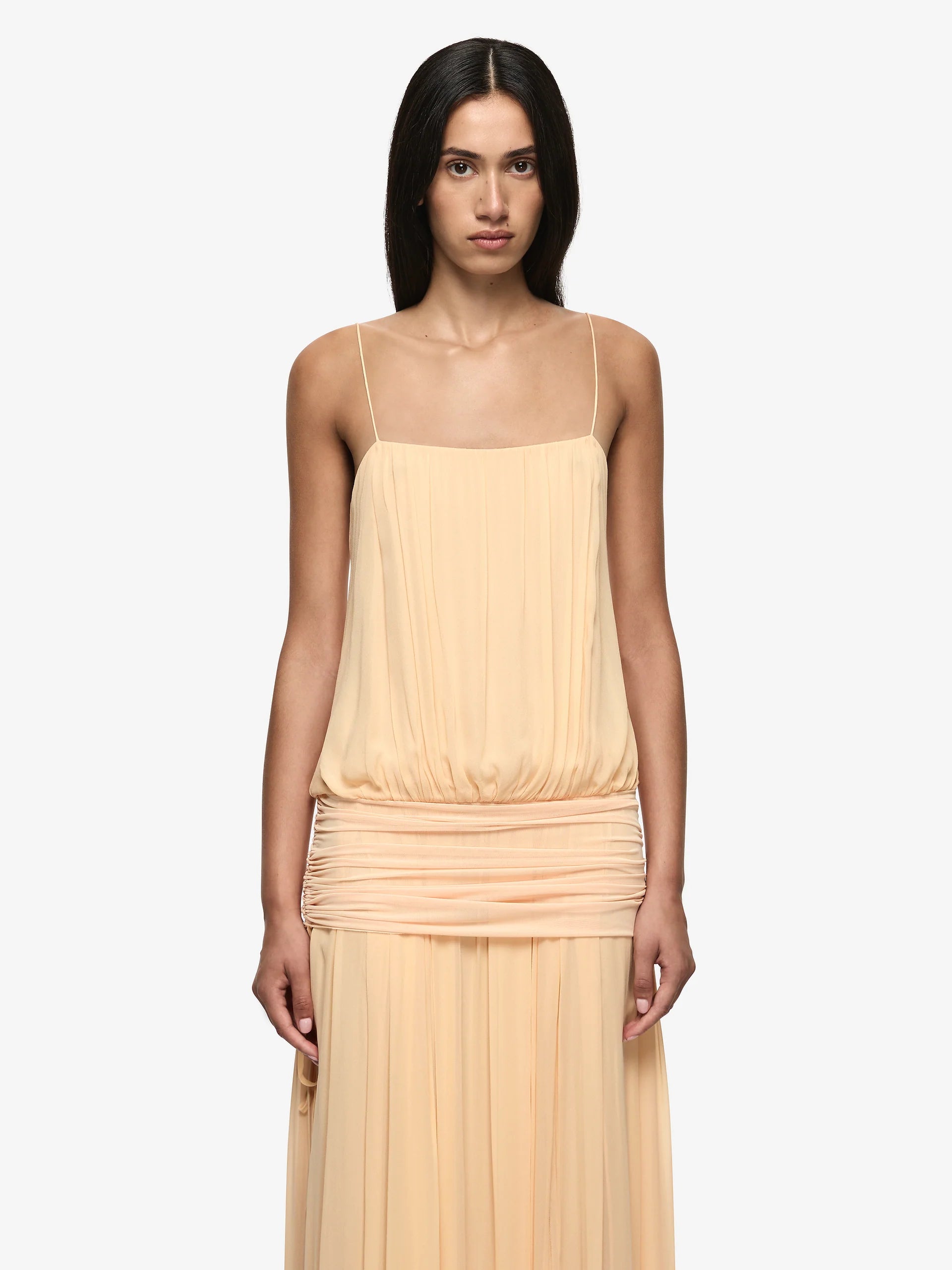 Elysian Collective Bec + Bridge Camille Blouson Dress Sherbet