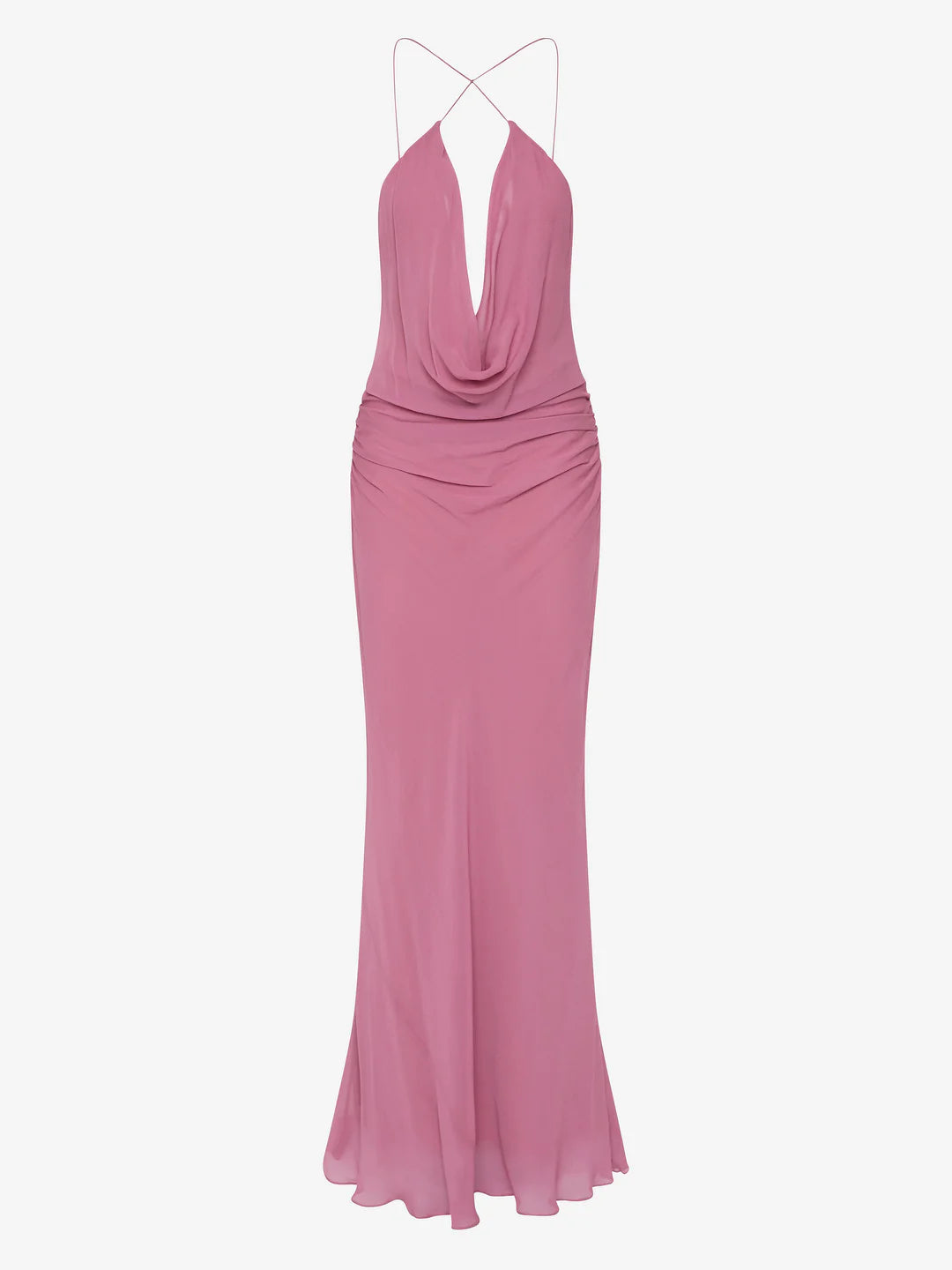 Elysian Collective Bec and Bridge Celia Keyhole Maxi Dress Orchid Pink