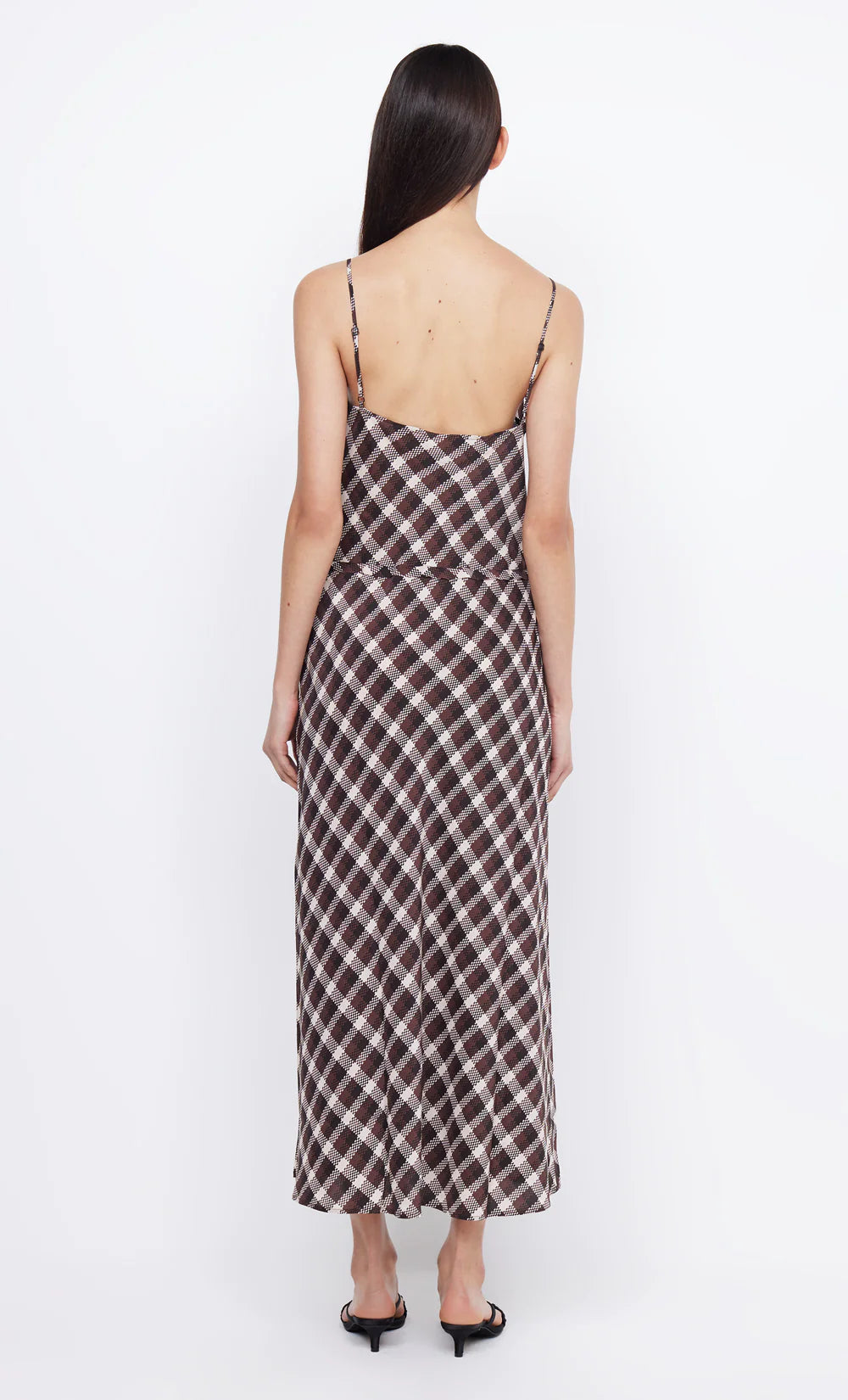 Elysian Collective Bec and Bridge Chiara Wrap Maxi Basket Weave Check