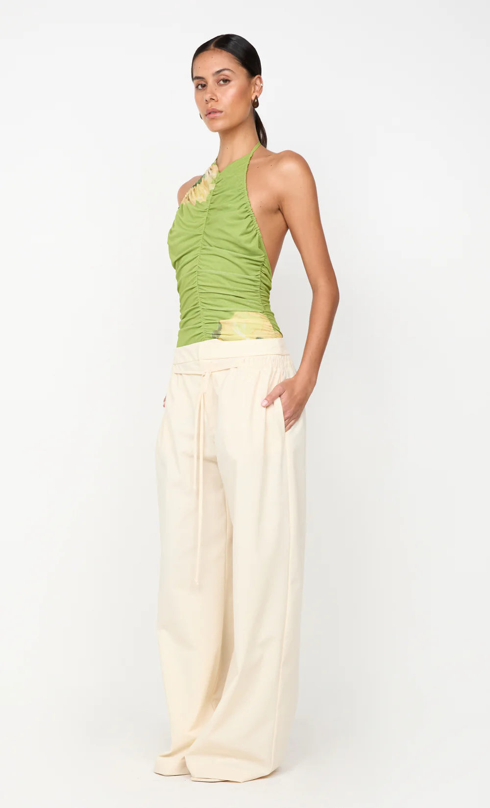 Elysian Collective Bec + Bridge Citrina Halter Top Aniya Floral