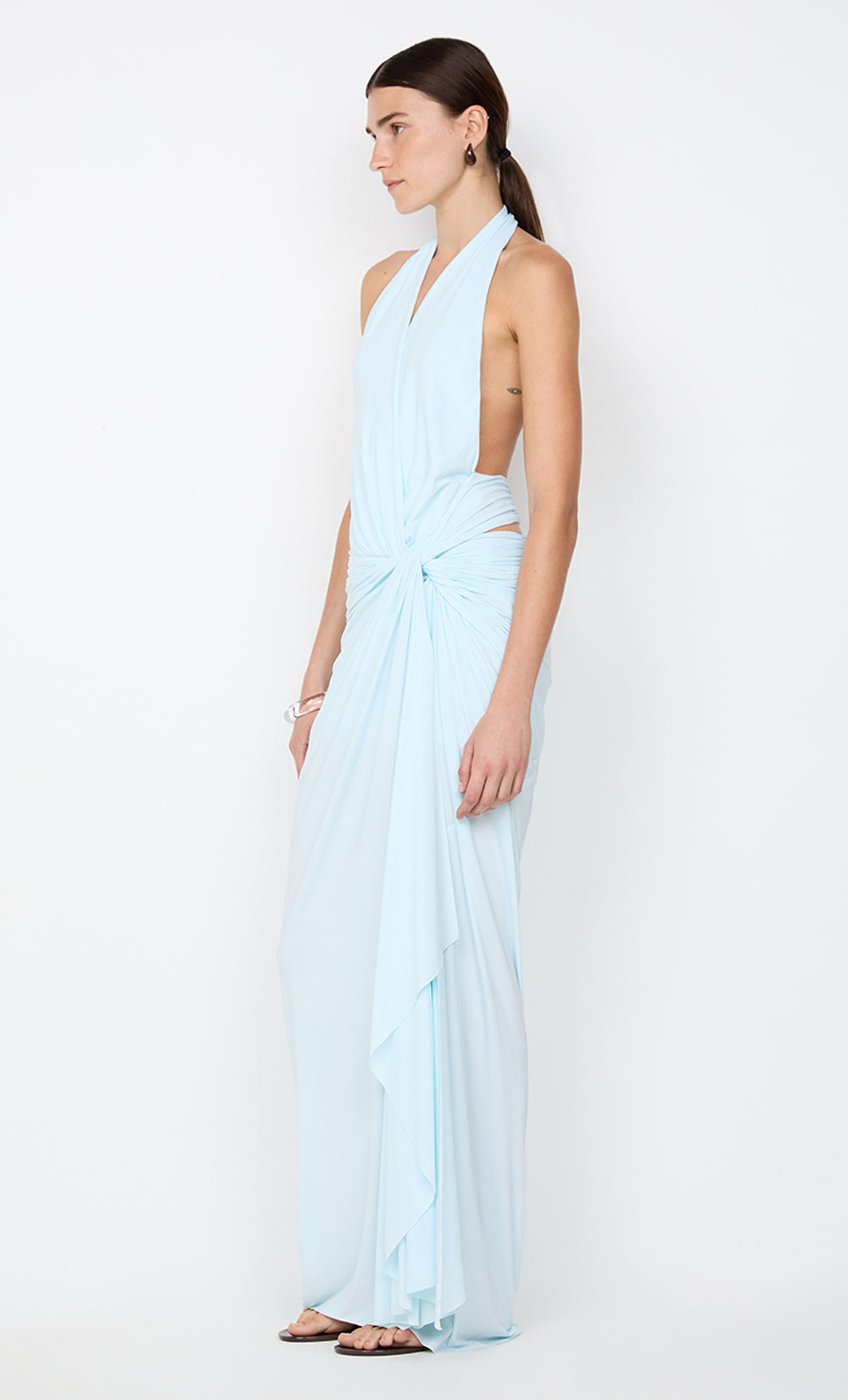 Elysian Collective Bec + Bridge Clementine Twist Dress Artic Blue