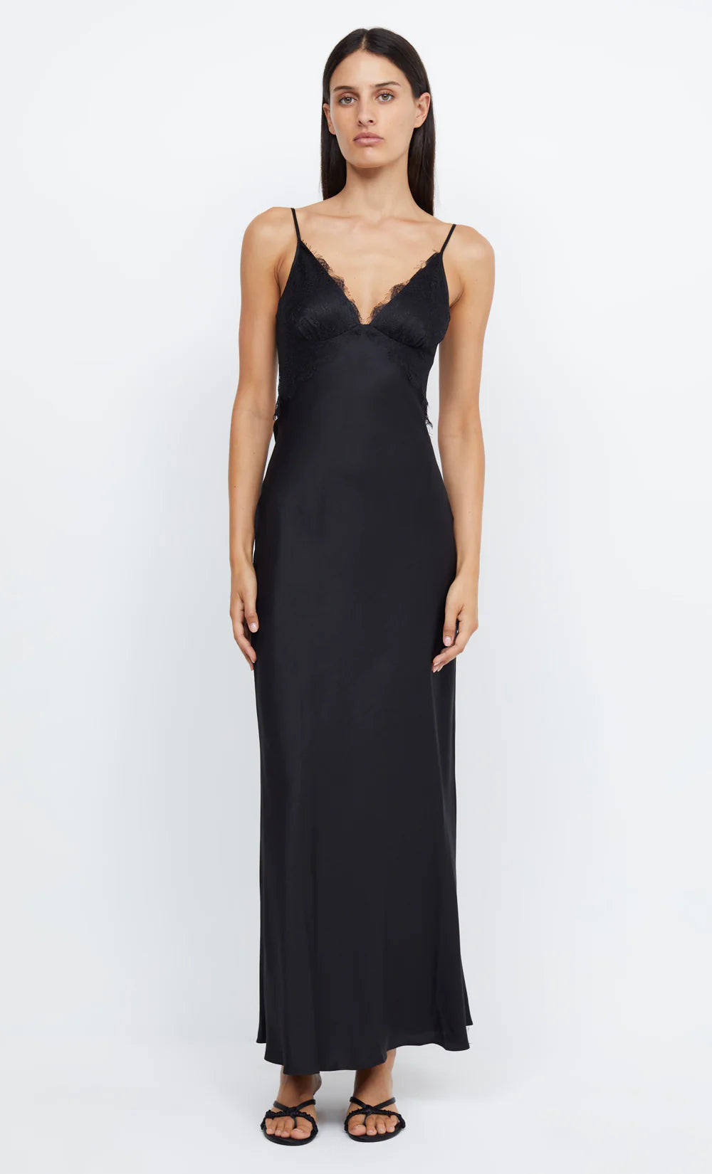 Elysian Collective Bec + Bridge Emery Lace Dress Black