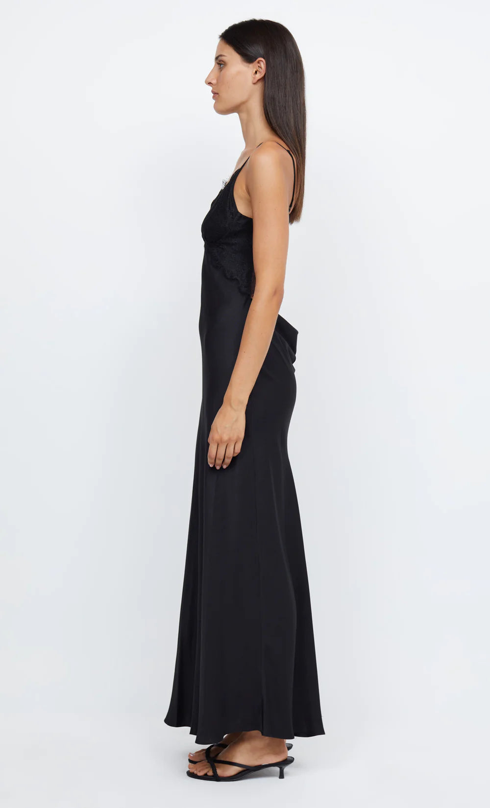 Elysian Collective Bec + Bridge Emery Lace Dress Black