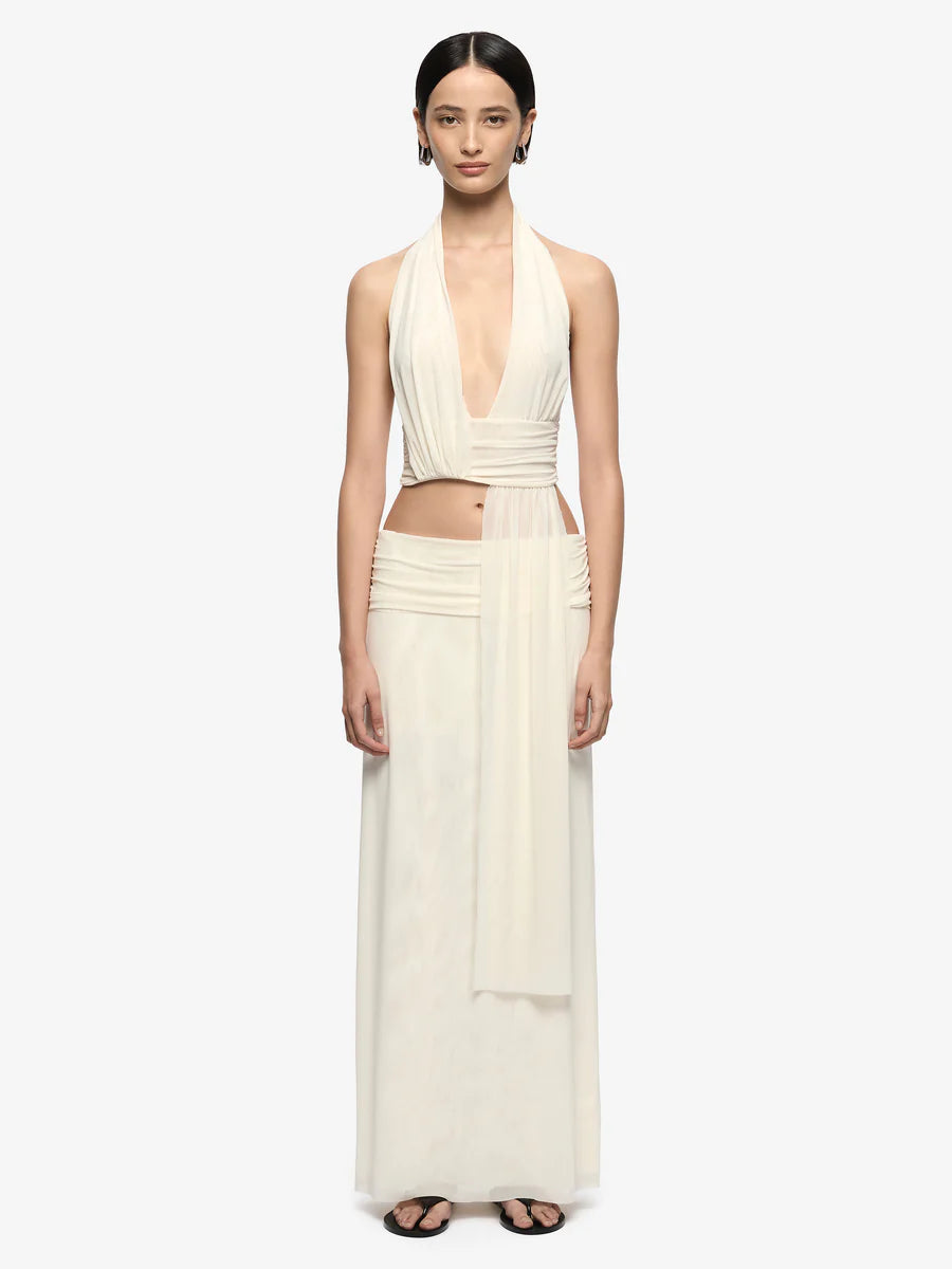 Elysian Collective Bec + Bridge Eva Drape Top Snow