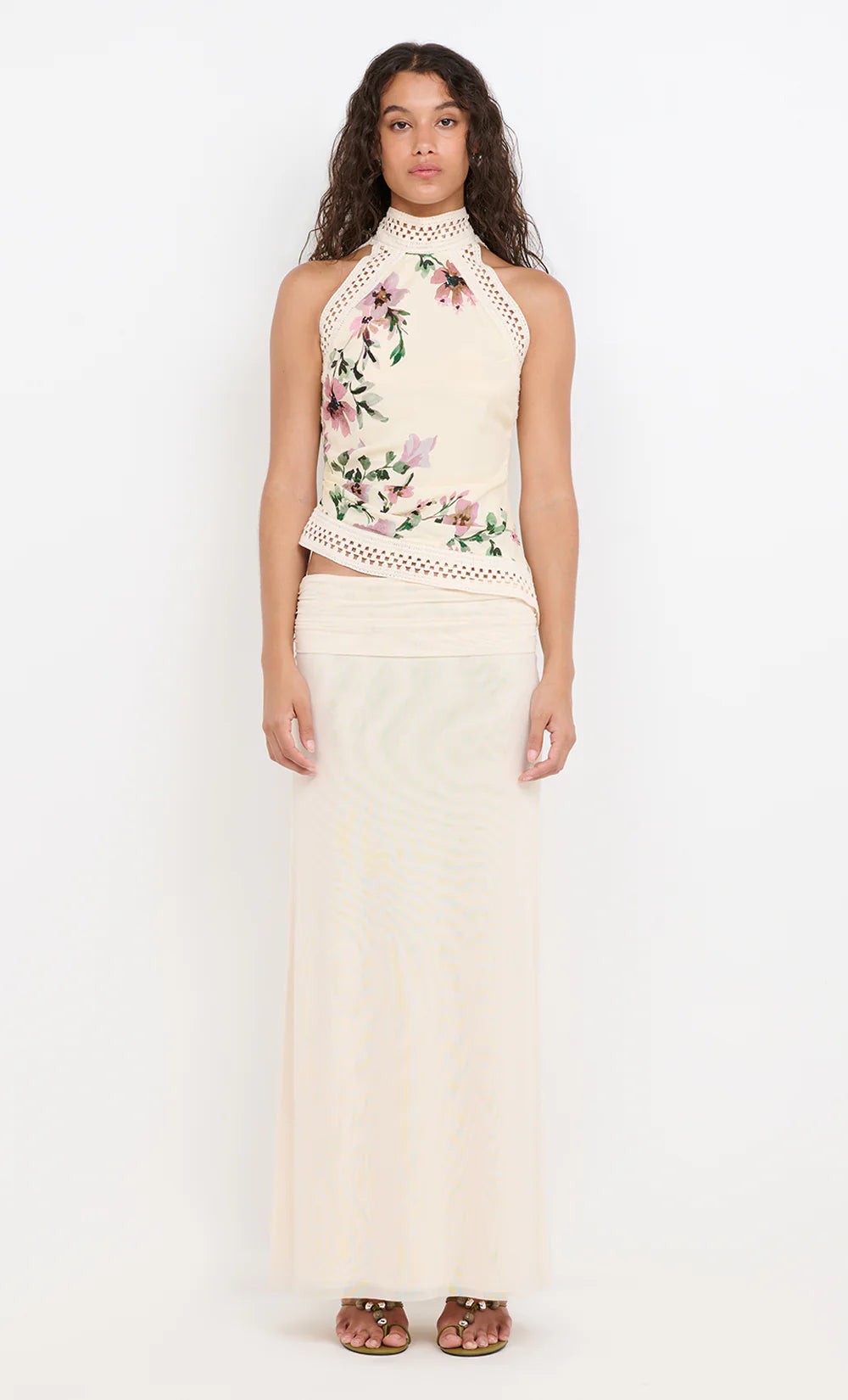 Elysian Collective Bec and Bridge Eva Maxi Skirt Snow