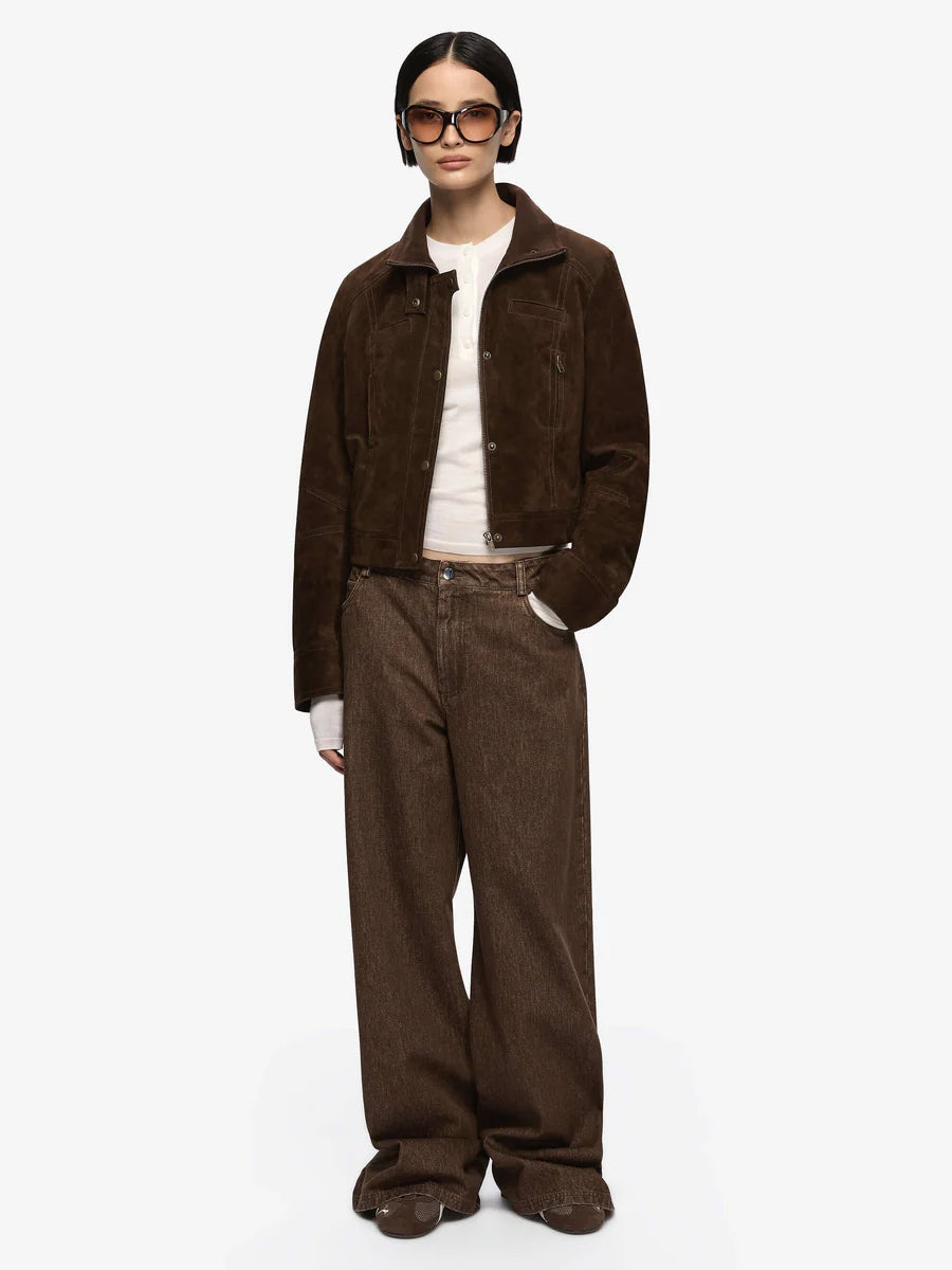 Elysian Collective Bec + Bridge Hunter Jacket Dark Chocolate