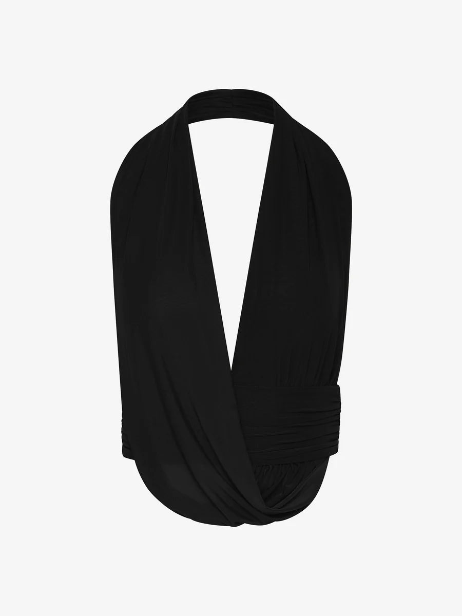 Elysian Collective Bec + Bridge Iris Halter Top Black