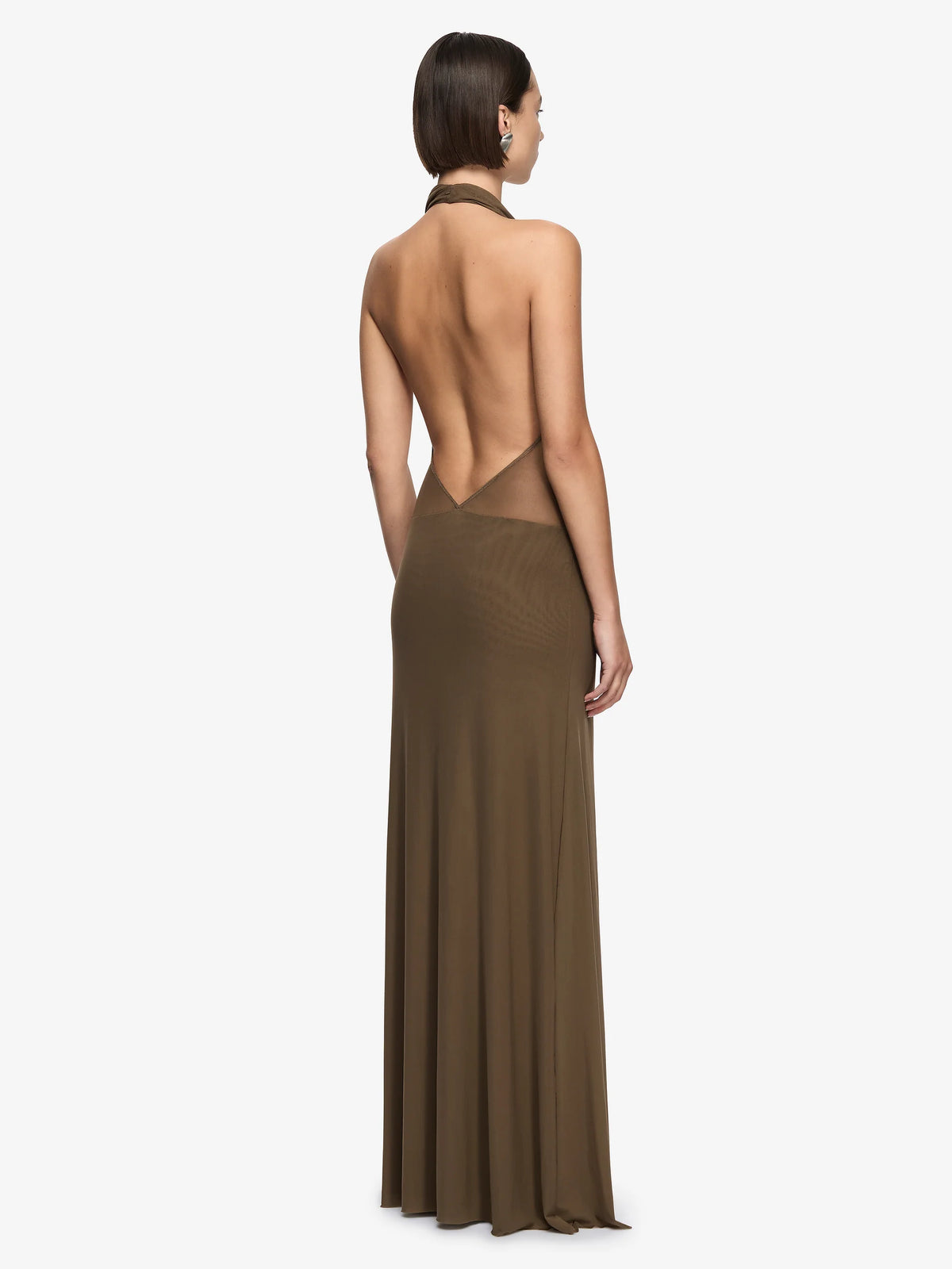 Elysian Collective Bec And Bridge Isora Halter Maxi Dress Latte