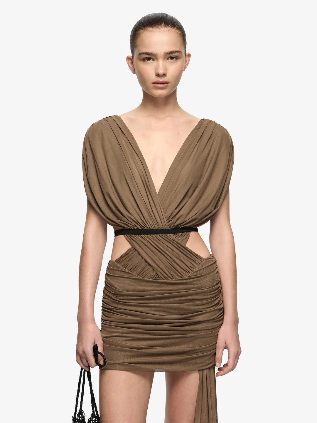 Elysian Collective Bec and Bridge Isora Mini Dress Latte