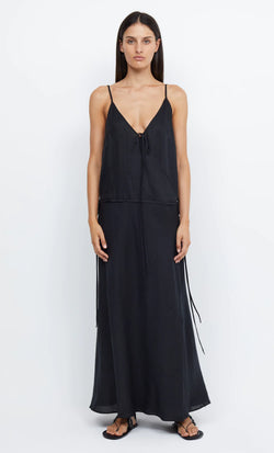 Bec and bridge clearance black silk dress