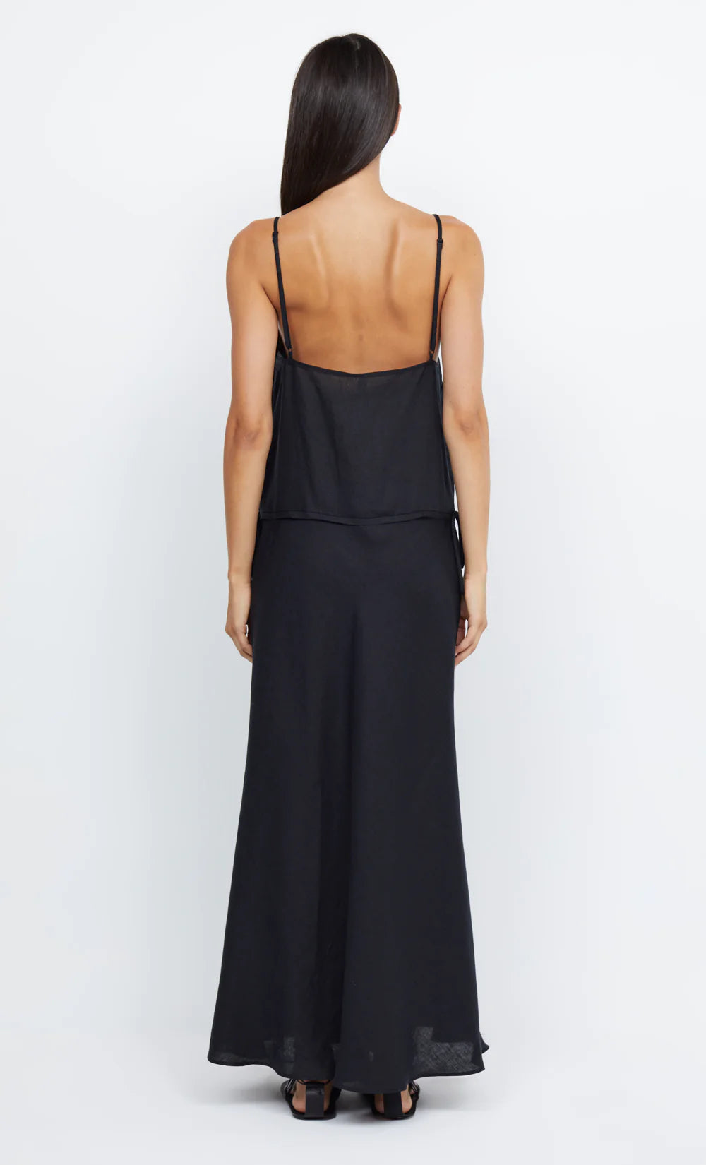 Elysian Collective Bec and Bridge Jayden Wrap Maxi Dress Black