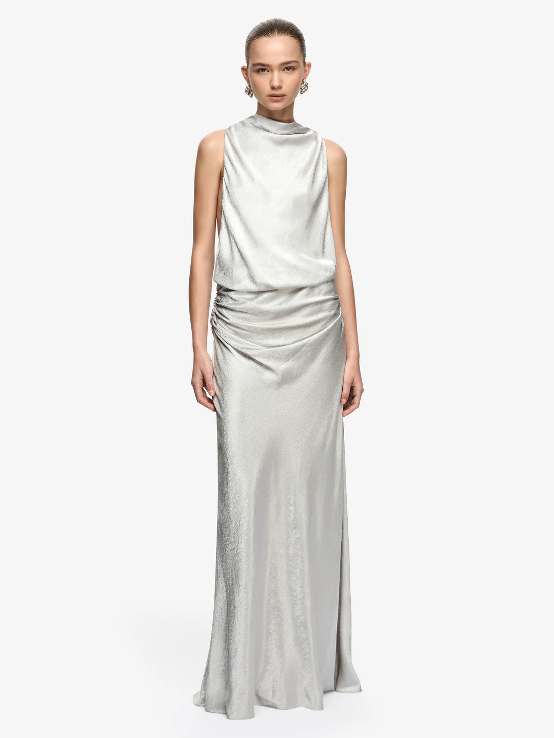 Elysian Collective Bec + Bridge Juna Maxi Dress Silver