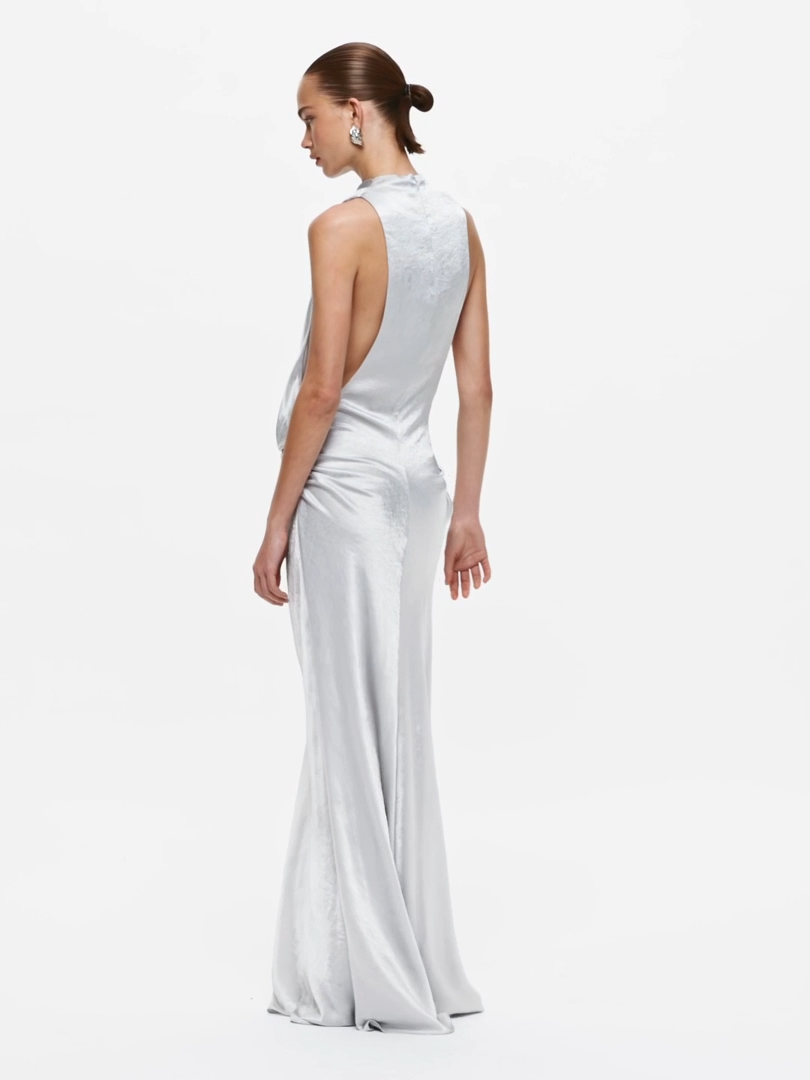 Elysian Collective Bec + Bridge Juna Maxi Dress Silver