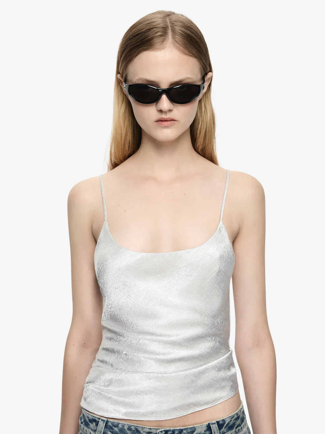 Elysian Collective Bec + Bridge Juna Scoop Top Silver