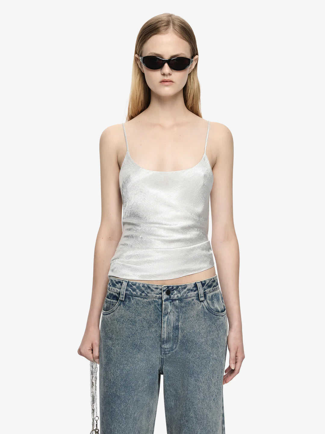 Elysian Collective Bec + Bridge Juna Scoop Top Silver