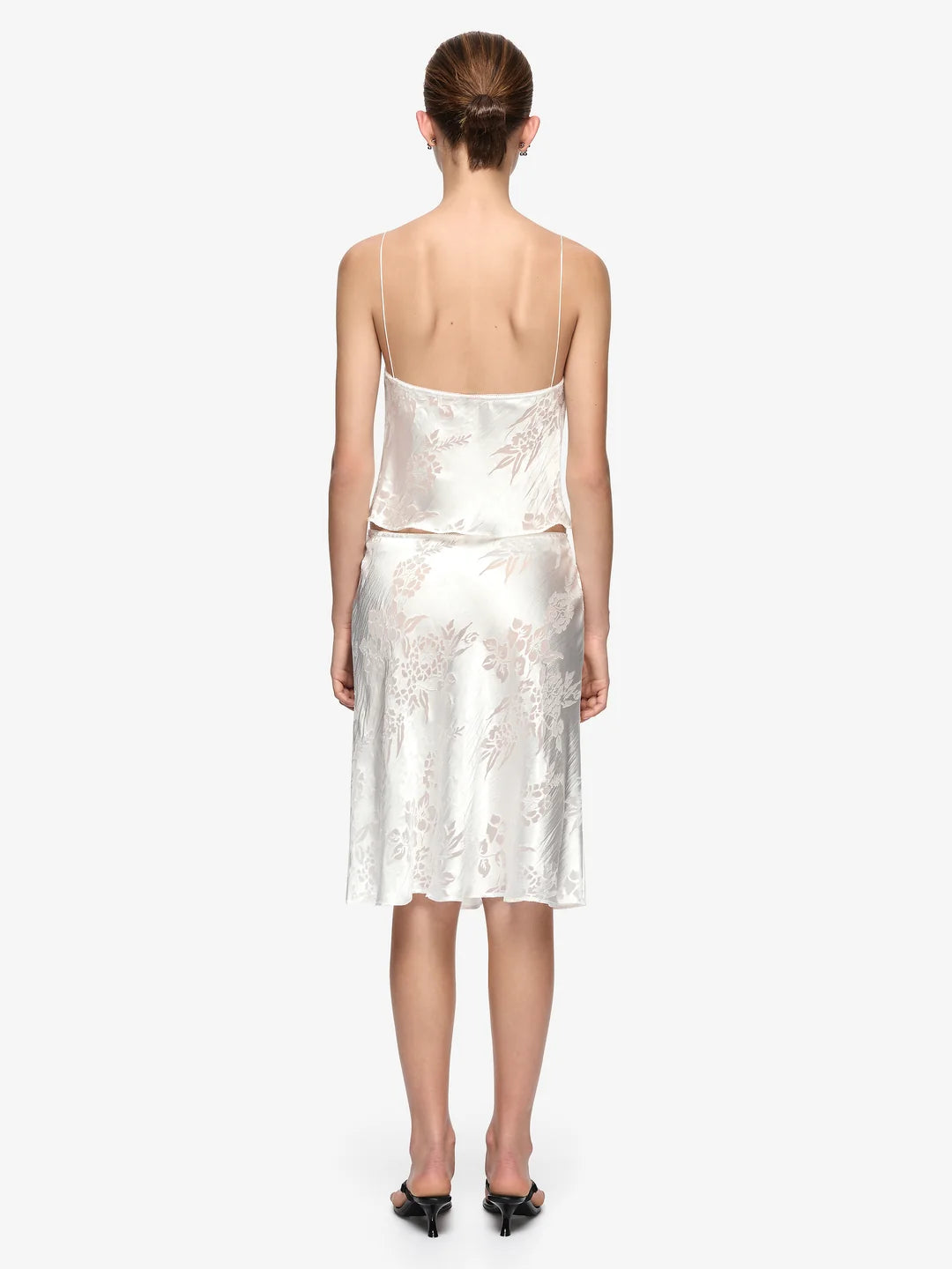 Elysian Collective Bec + Bridge Kaida Midi Skirt White