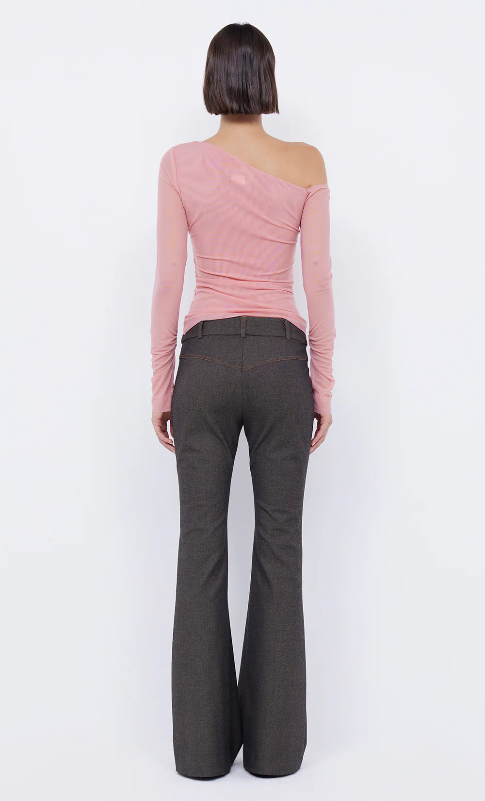 Elysian Collective Bec And Bridge Liv Long Sleeve Top Pink Sherbet