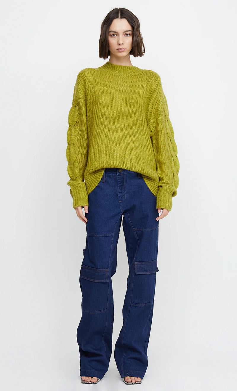 BEC BRIDGE MARION KNIT JUMPER Fern Green