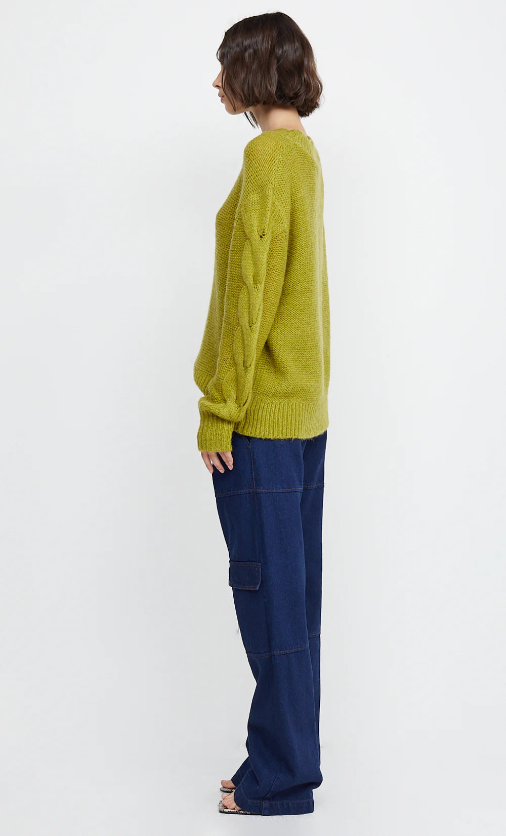 Elysian Collective Bec and Bridge Marion Knit Jumper Fern Green