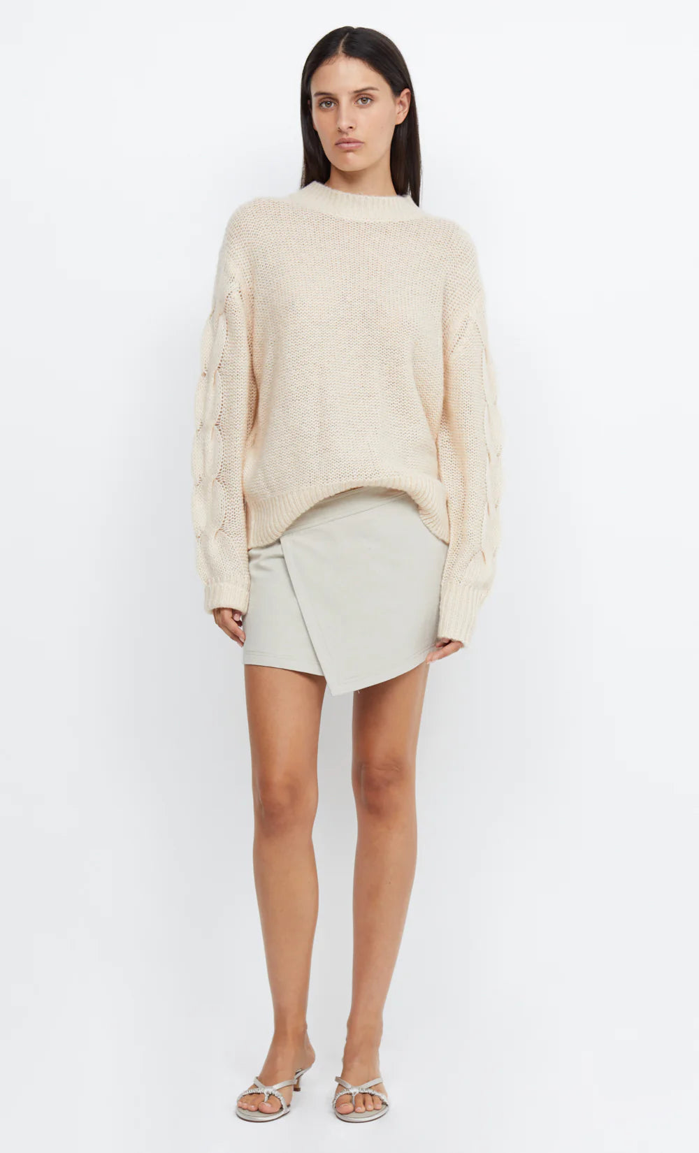 Elysian Collective Bec & Bridge Marion Knit Jumper Oatmeal