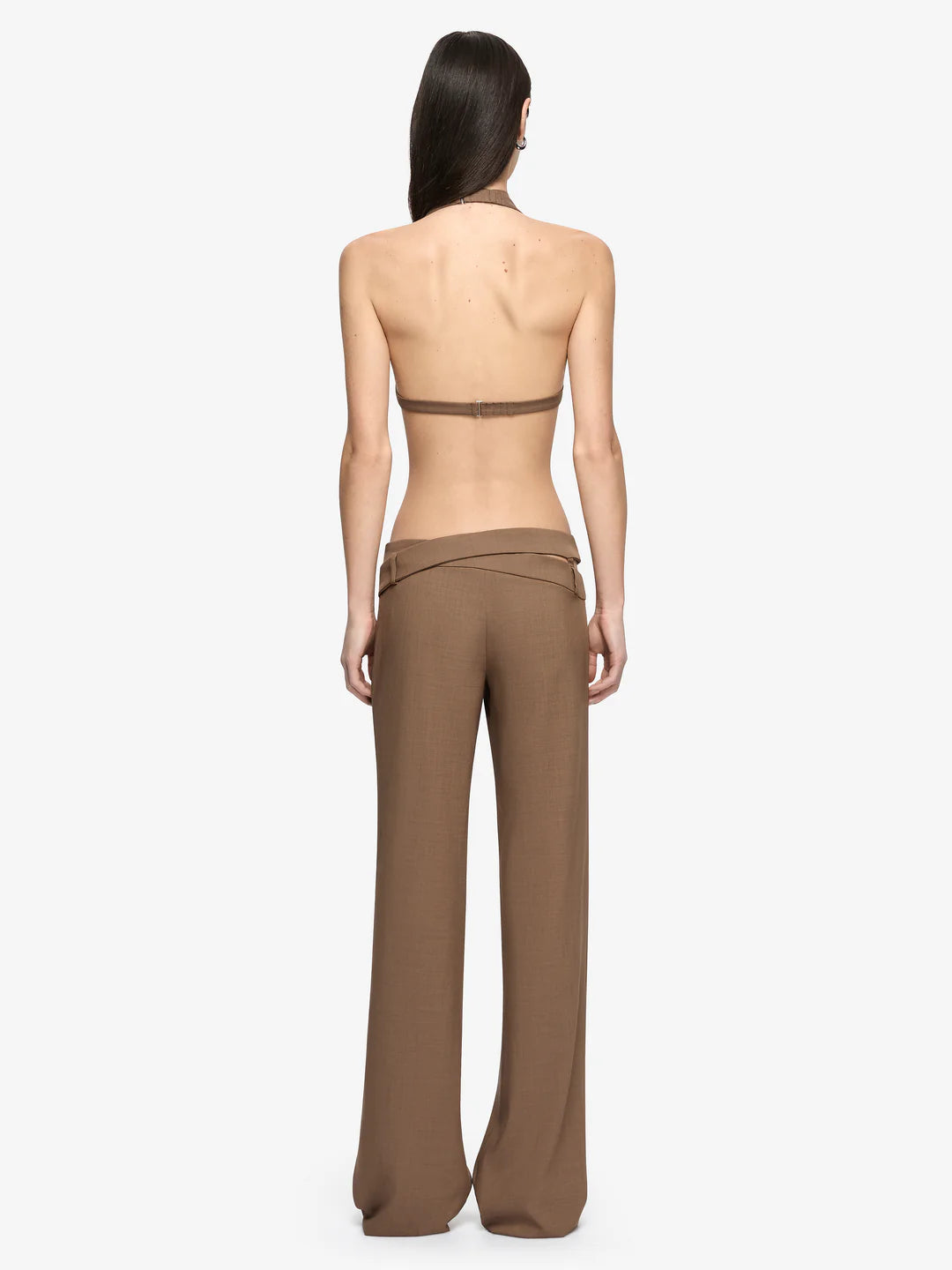 Elysian Collective Bec and Bridge Mika Drape Top Taupe