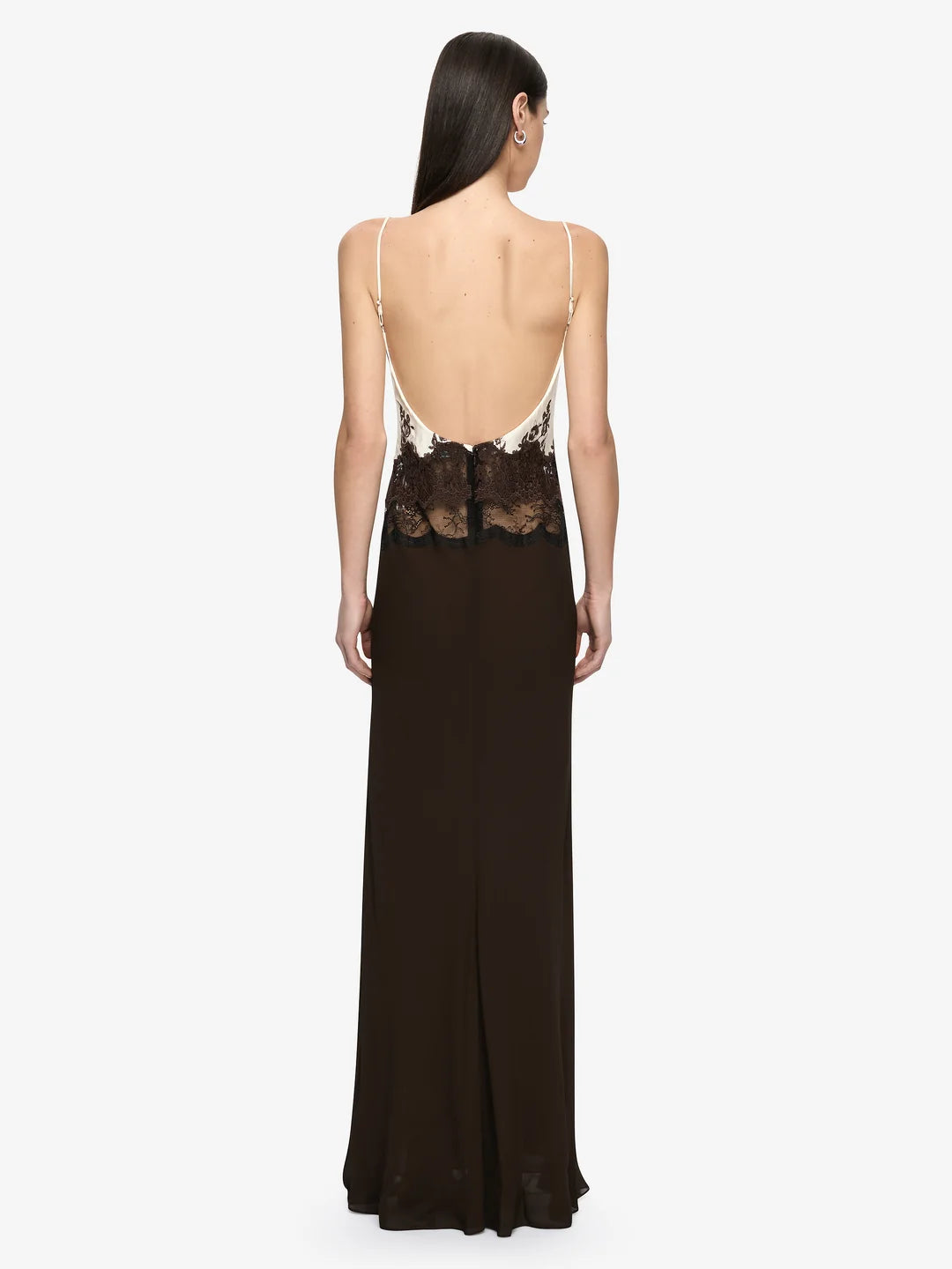 Elysian Collective Bec + Bridge Orsina Scoop Maxi Dress Bitter Choc Buttercream
