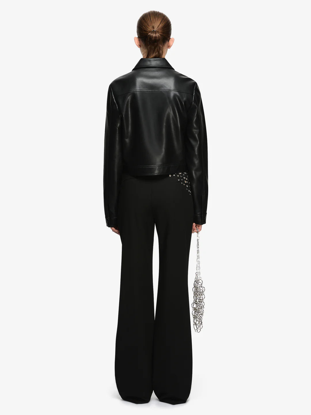 Elysian Collective Bec and Bridge Saphira Cropped Jacket Black