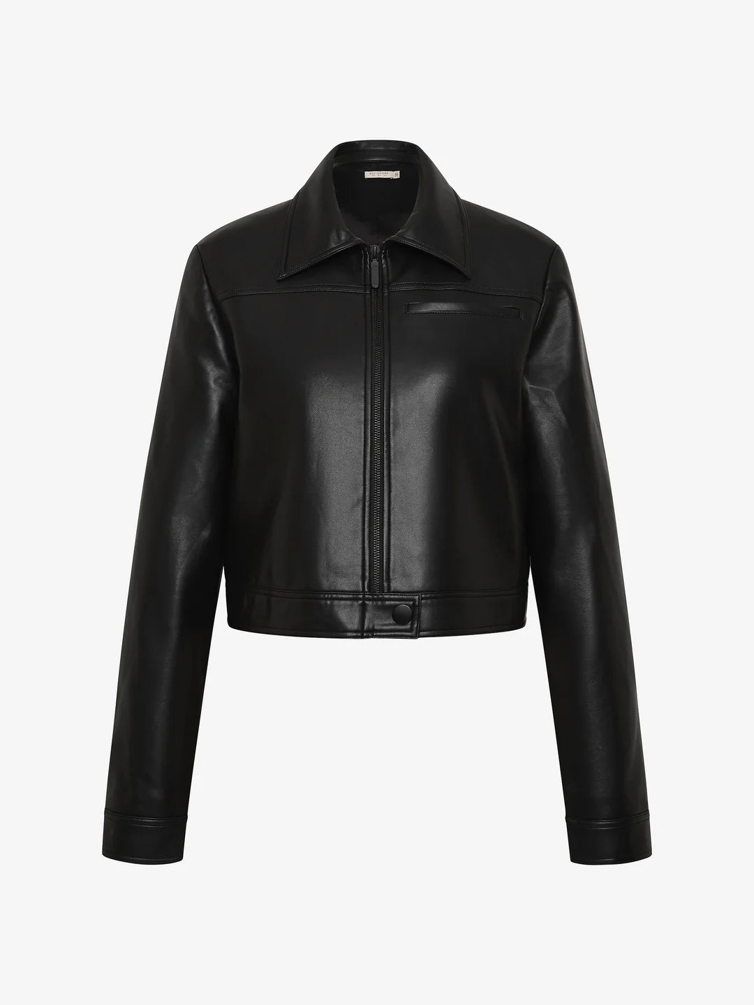 Elysian Collective Bec and Bridge Saphira Cropped Jacket Black