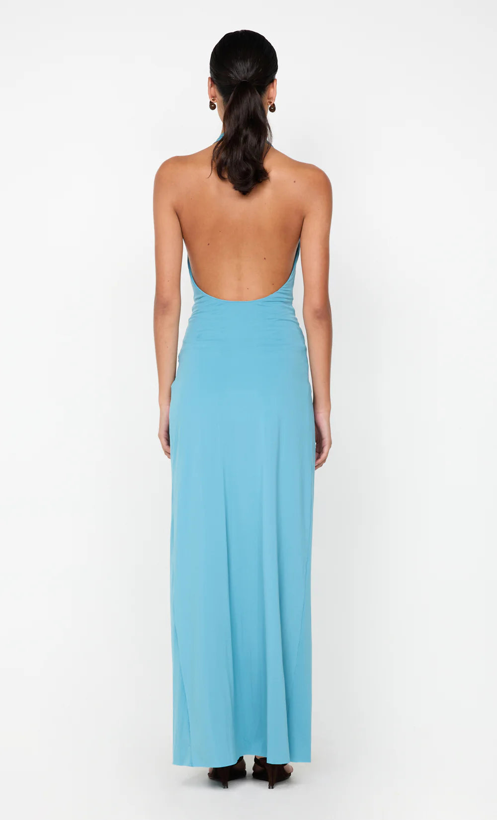 Elysian Collective Bec + Bridge Tillie Drape Maxi Dress Seafoam