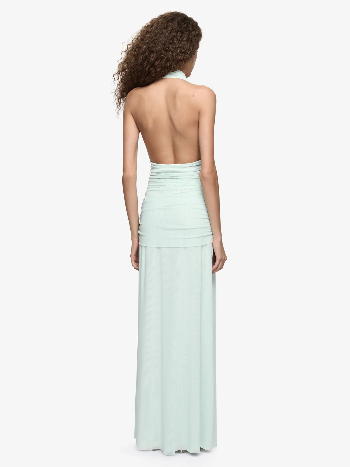 Elysian Collective Bec + Bridge Wren Drape Maxi Dress Spearmint