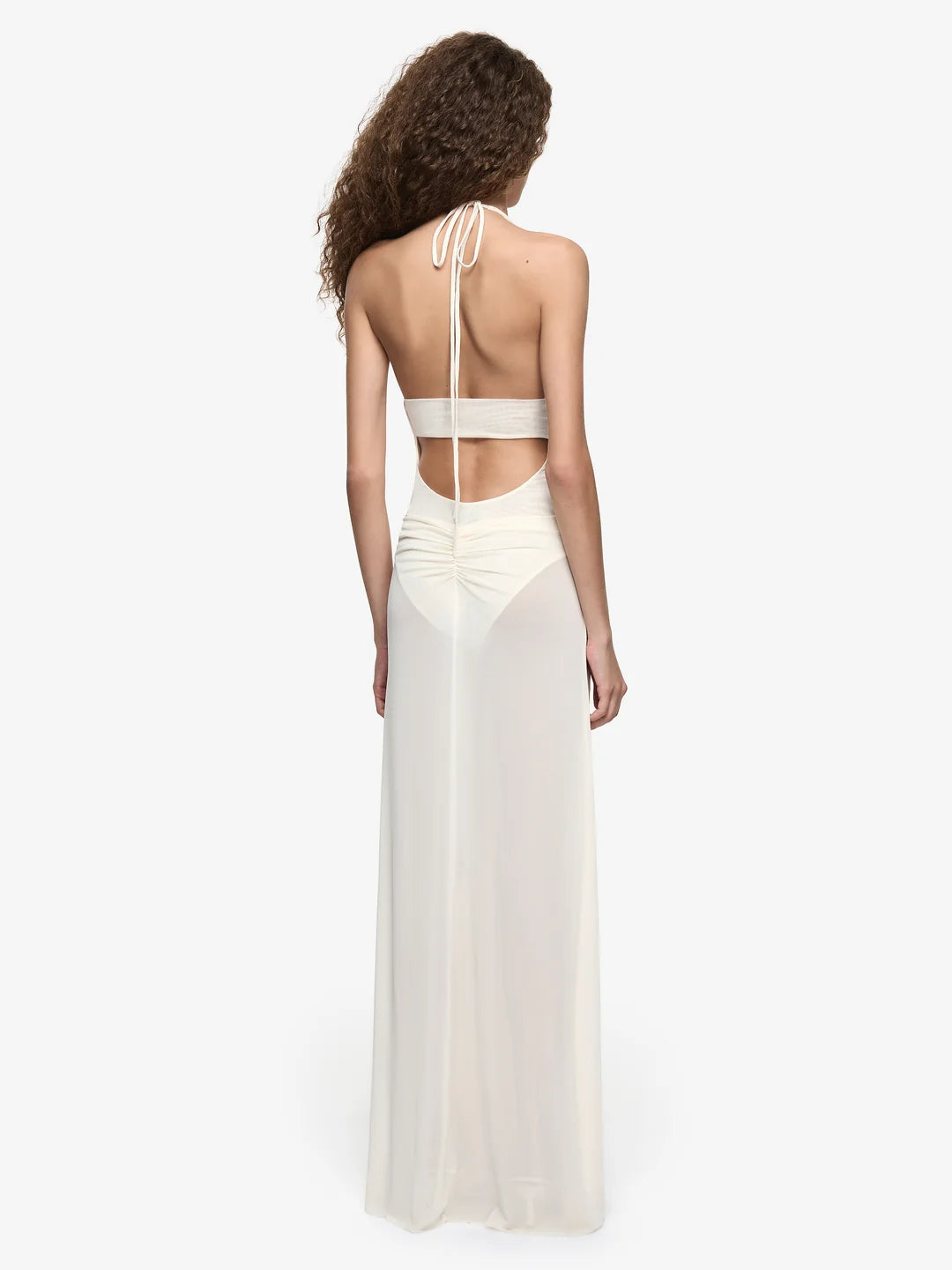 Elysian Collective Bec And Bridge Xanthi V Neck Maxi Dress (Buttercream)