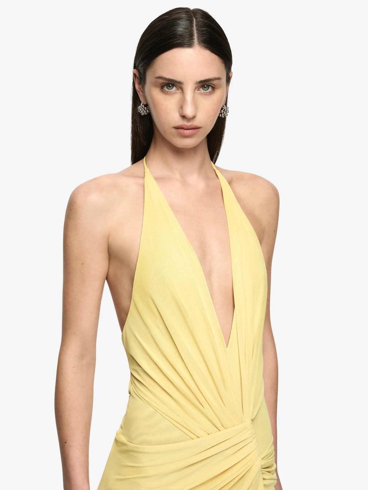Elysian Collective Bec + Bridge Xanthi V Neck Maxi Dress Citron