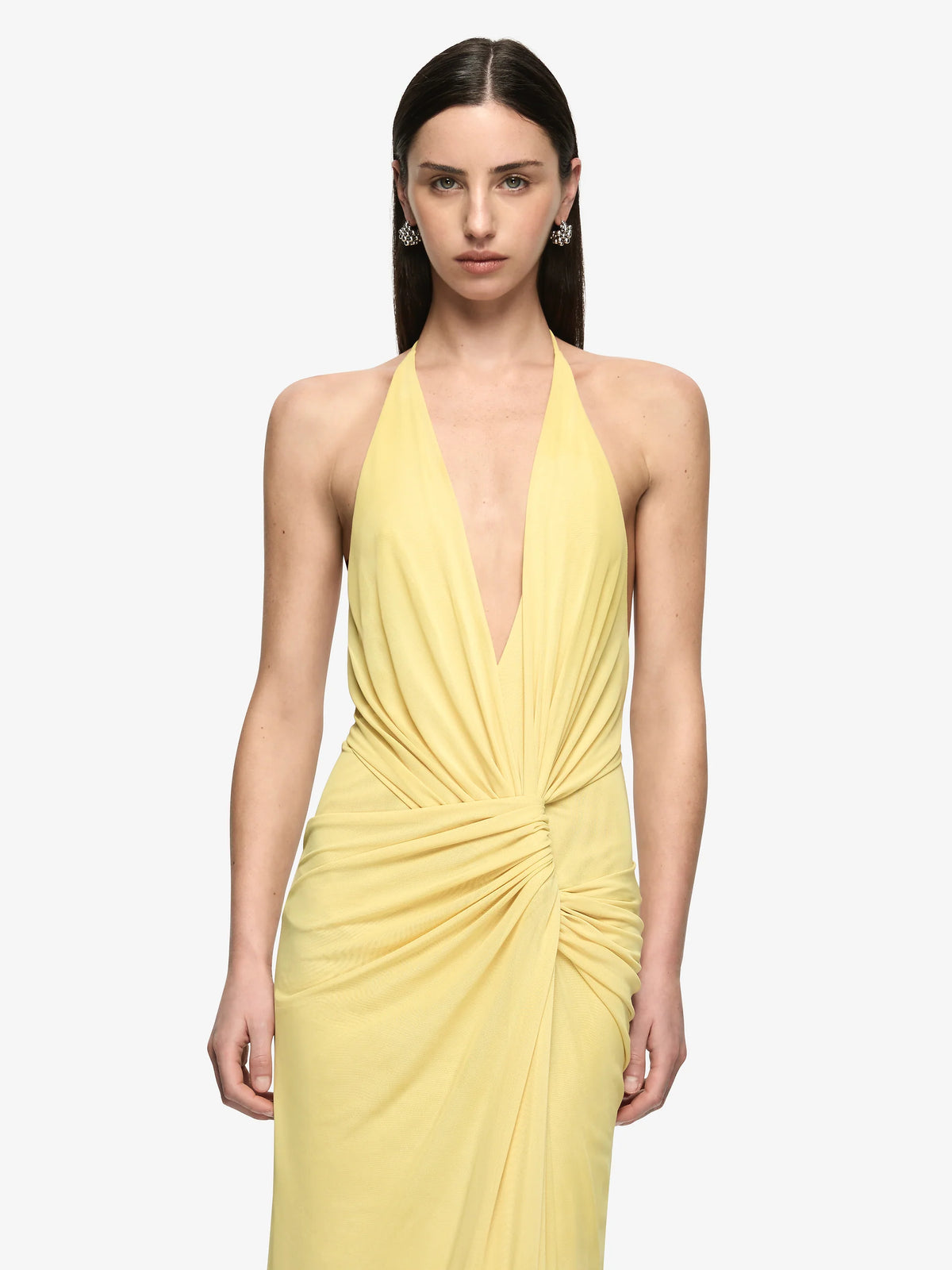 Elysian Collective Bec + Bridge Xanthi V Neck Maxi Dress Citron