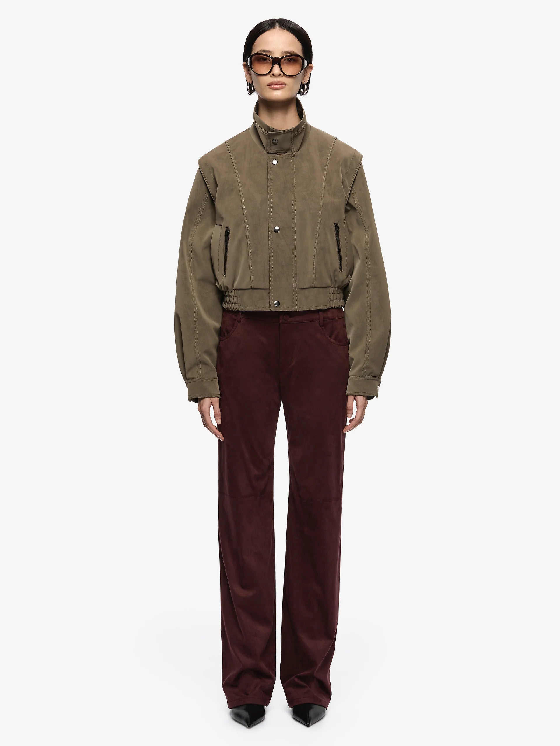 Elysian Collective Bec + Bridge Zoli Bomber Olive