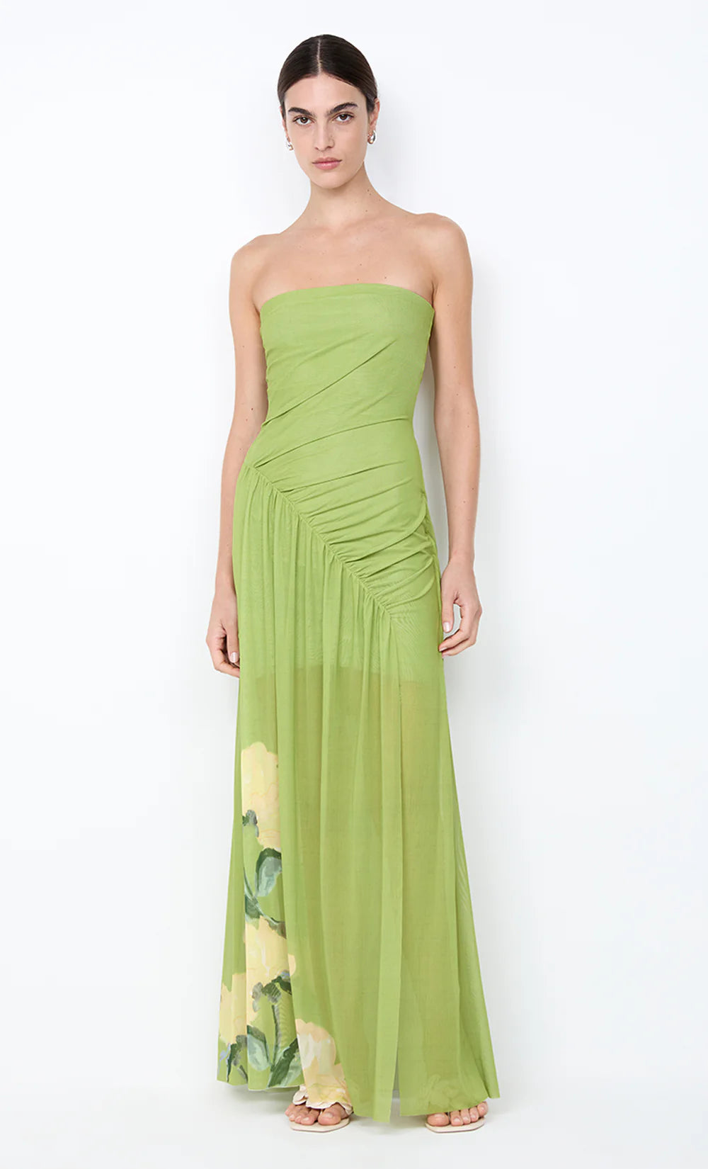 Elysian Collective Bec + Bridge Citrina Strapless Dress Aniya Floral