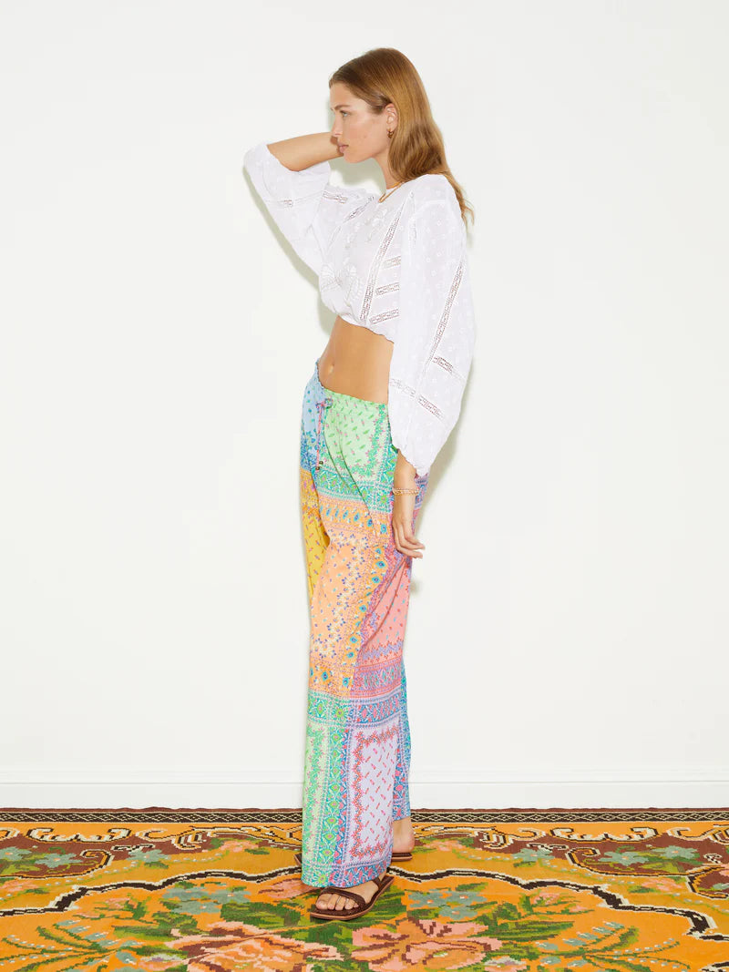 Elysian Collective Boteh Bon Bon Wide Leg Pant Mosaic