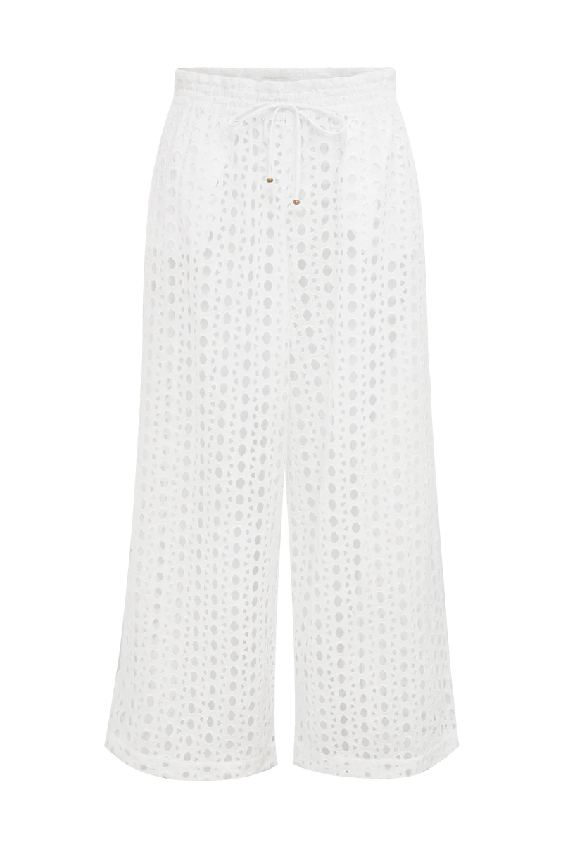 BOTEH - MATI BRODERIE PANT (WHITE)
