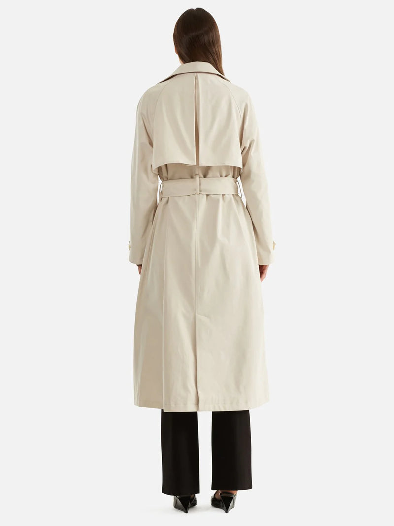 Elysian Collective Carrie Trench Coat Birch