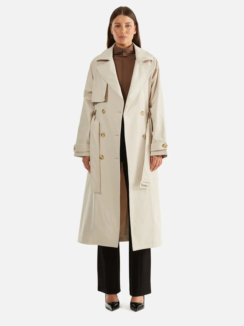 Elysian Collective Carrie Trench Coat Birch
