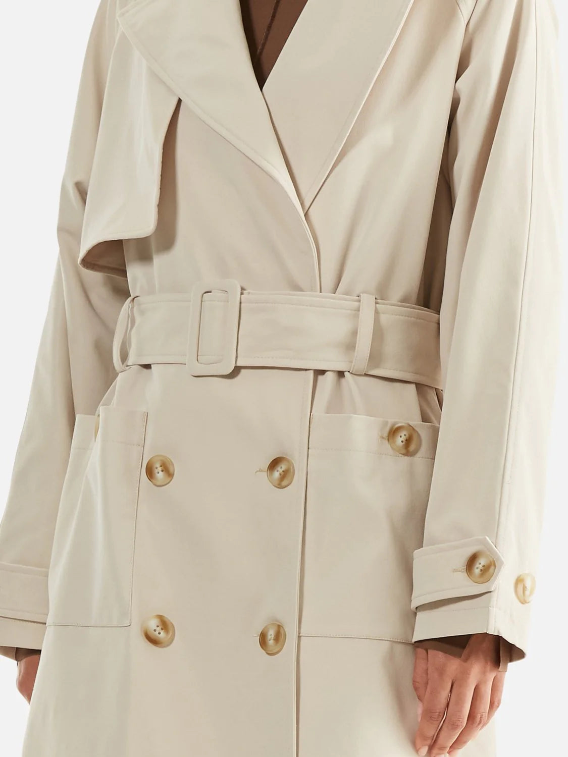 Elysian Collective Carrie Trench Coat Birch