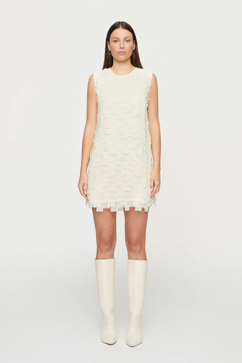 Elysian Collective Clea Galerie Blake Mini Dress Oat