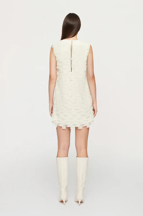 Elysian Collective Clea Galerie Blake Mini Dress Oat