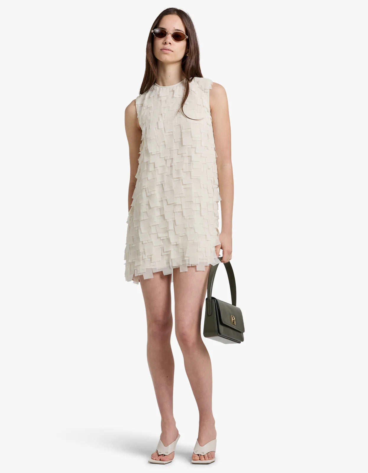 Elysian Collective Clea Galerie Blake Mini Dress Oat